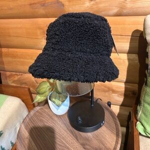Faux Shearling Bucket Hat